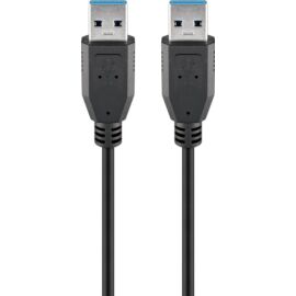 Goobay USB 3.0 (apa) - USB 3.0 (apa) kábel, 0,5 m, fekete