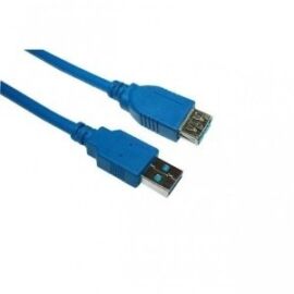VCOM kábel USB 3.0 hosszabbítókábel 3m kék, prémium (AMAF)