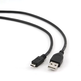 VCOM kábel USB 2.0, micro USB 1M fekete (CU-271-1M)