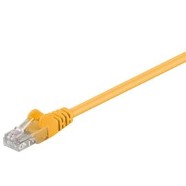 Goobay UTP CAT 5e patch kábel  2 m, sárga