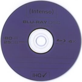 Írható dvd INTENSO Blu Ray BD-RE 25GB (4x) Rewritable normál (HOL)