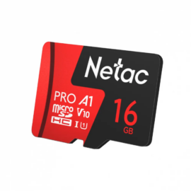Memóriakártya Micro SDHC 16GB Netac P500 Extreme Pro + SD adapter (Class 10, U1, A1) (H)