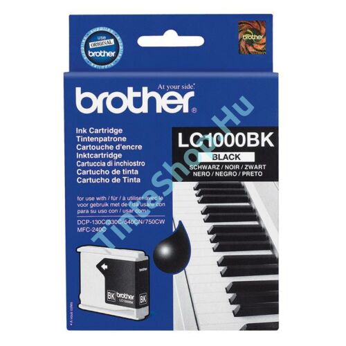 Brother LC1000 BK fekete (BK-Black) eredeti (gyári, új) tintapatron
