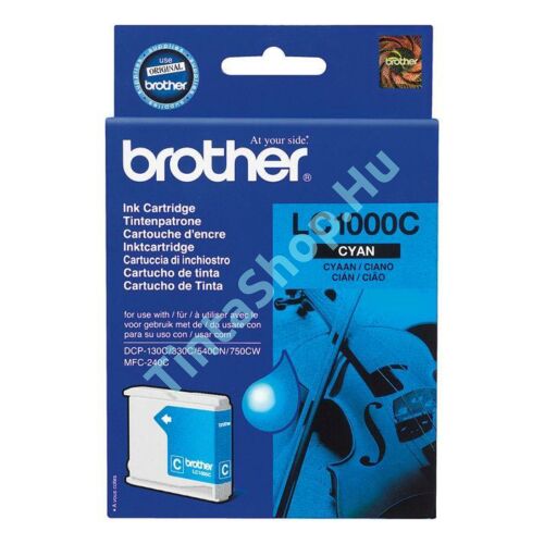 Brother LC1000 CY cián kék (CY-Cyan) eredeti (gyári, új) tintapatron