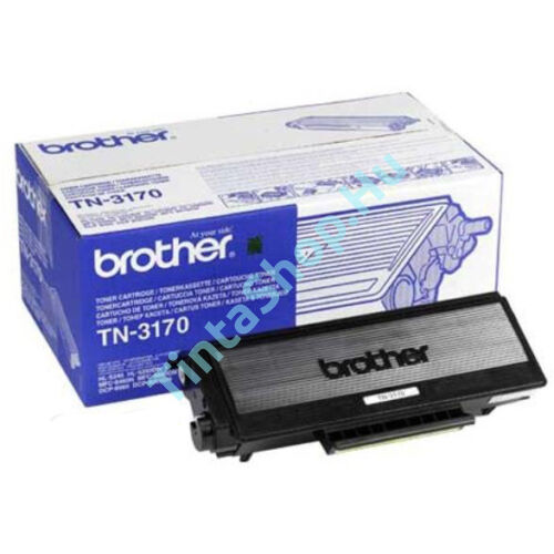 Brother TN-3170 BK fekete (BK-Black) nagy kapacitású eredeti (gyári, új) toner