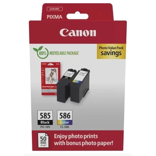 Canon PG-585 + CL-586 Multipack  (BK-Color) eredeti (gyári, új) multipack