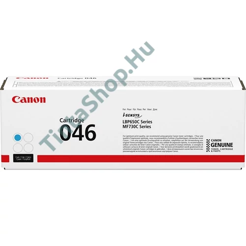 Canon CRG-046 CY cián (kék) (CY-Cyan) eredeti (gyári, új) toner