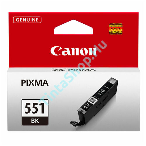 Canon CLI-551 BK fekete (BK-Black) eredeti (gyári, új) tintapatron