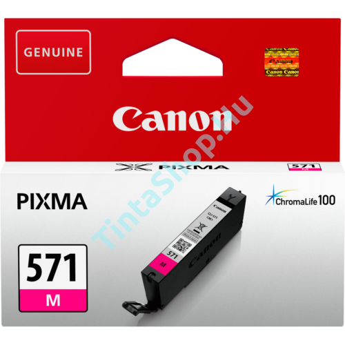 Canon CLI-571 MG bíbor (piros) (MG-Magenta) eredeti (gyári, új) tintapatron