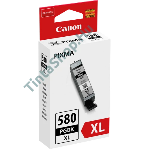 Canon PGI-580 BK XL fekete (BK-Black) nagy kapacitású eredeti (gyári, új) tintapatron