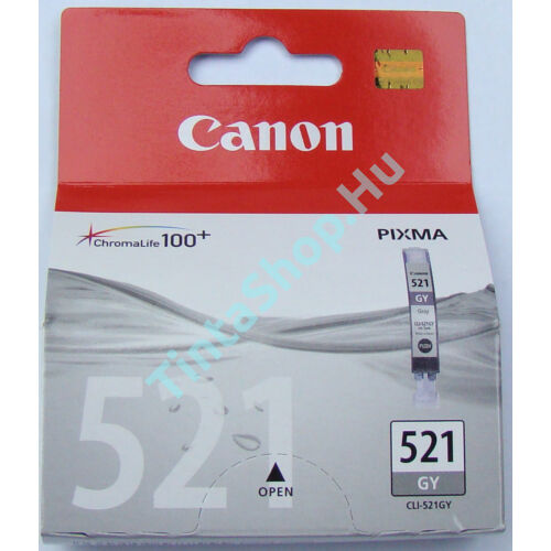 Canon CLI-521 Gray szürke (GY-Gray) eredeti (gyári, új) tintapatron