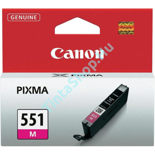 Canon CLI-551 MG bíbor (piros) (MG-Magenta) eredeti (gyári, új) tintapatron