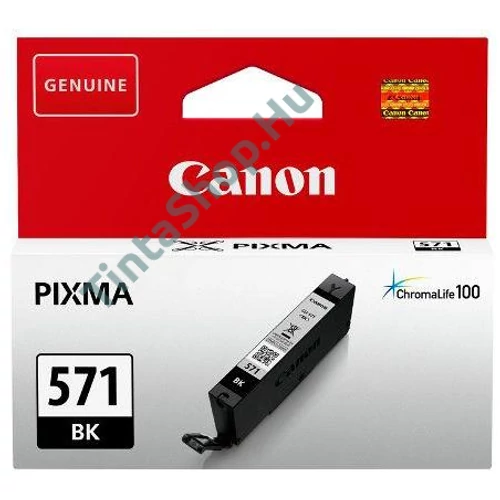 Canon CLI-571 BK fekete (BK-Black) eredeti (gyári, új) tintapatron