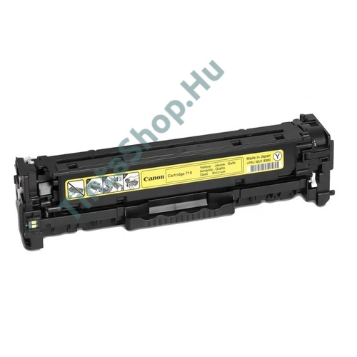 Canon CRG-718 YL sárga (YL-Yellow) kompatibilis (utángyártott) toner