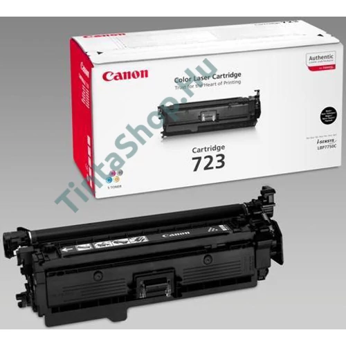 Canon CRG-723 BK fekete (BK-Black) eredeti (gyári, új) toner