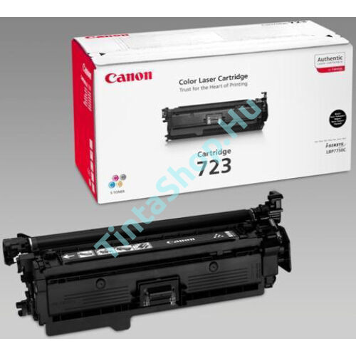 Canon CRG-723 BK fekete (BK-Black) eredeti (gyári, új) toner