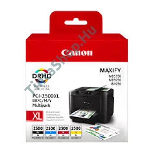 Canon PGI-2500 XL BCMY eredeti (gyári, új) multipack