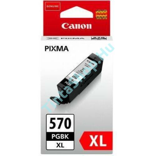 Canon PGI-570 BK XL fekete (BK-Black) nagy kapacitású eredeti (gyári, új) tintapatron