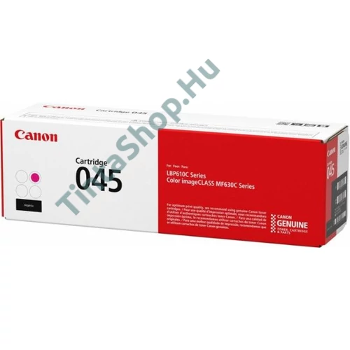 Canon CRG-045 MG bíbor (piros) (MG-Magenta) eredeti (gyári, új) toner