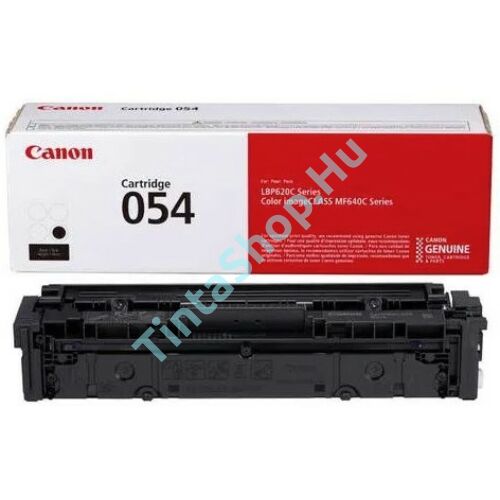 Canon CRG-054 BK fekete (BK-Black) eredeti (gyári, új) toner