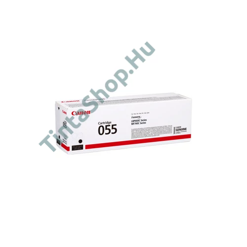 Canon CRG-055 BK fekete (BK-Black) eredeti (gyári, új) toner