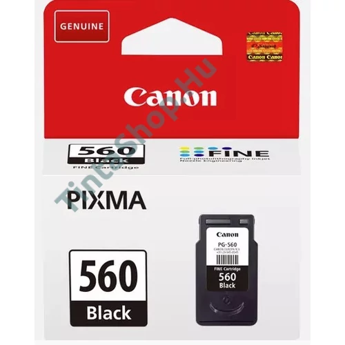 Canon PG-560 BK fekete (BK-Black) eredeti (gyári, új) tintapatron