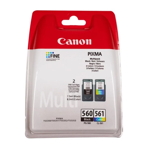 Canon PG-560 + CL-561 Multipack (BK-Color) eredeti (gyári, új) multipack