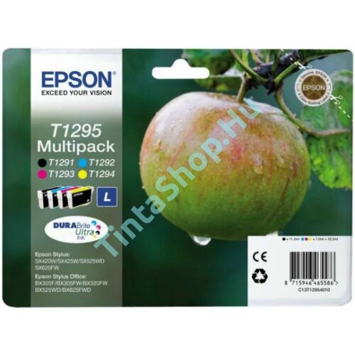 Epson T1295 BCMY Multipack eredeti (gyári, új) tintapatron
