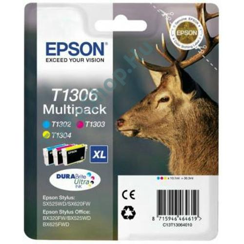 Epson T1306 XL (T1302 XL, T1303 XL, T1304 XL) Multipack eredeti (gyári, új) tintapatron