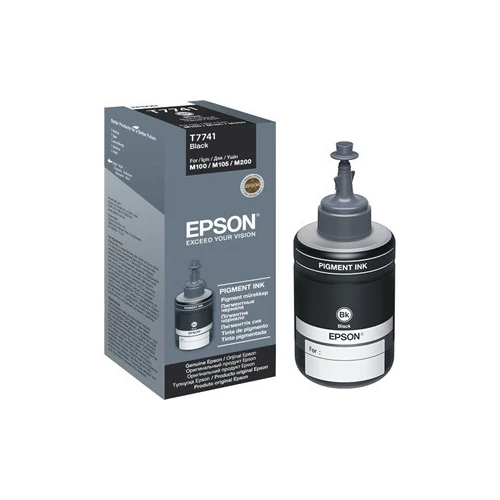 Epson T7741 BK fekete (BK-Black) eredeti (gyári, új) tinta