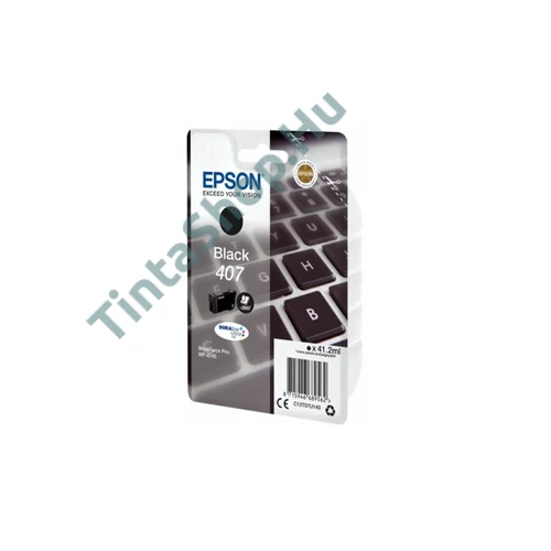 Epson T07U1 (407) BK fekete (BK-Black) eredeti (gyári, új) tintapatron