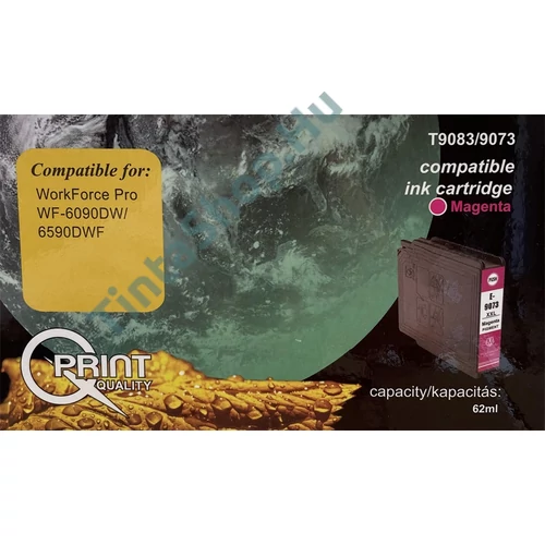 Epson T9083 MG bíbor (piros) (MG-Magenta) kompatibilis (utángyártott) tintapatron