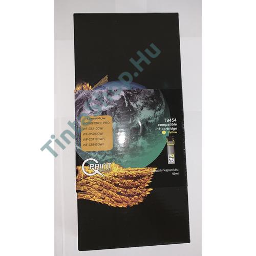 Epson T9454 YL sárga (YL-Yellow) kompatibilis (utángyártott) tintapatron