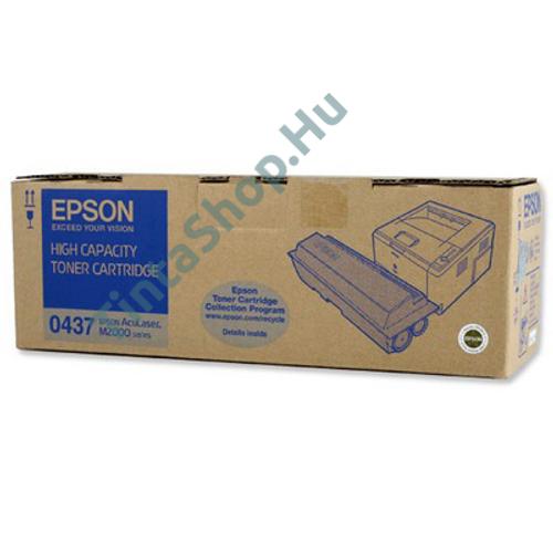 Epson S050437 (M2000) BK fekete (BK-Black) nagy kapacitású eredeti (gyári, új) toner
