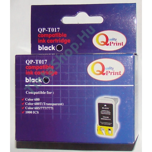 Epson T017 BK Fekete (BK-Black) kompatibilis (utángyártott) tintapatron