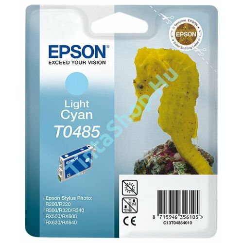Epson T0485 LC v.cián (v.kék) (LC-Light Cyan) eredeti (gyári, új) tintapatron