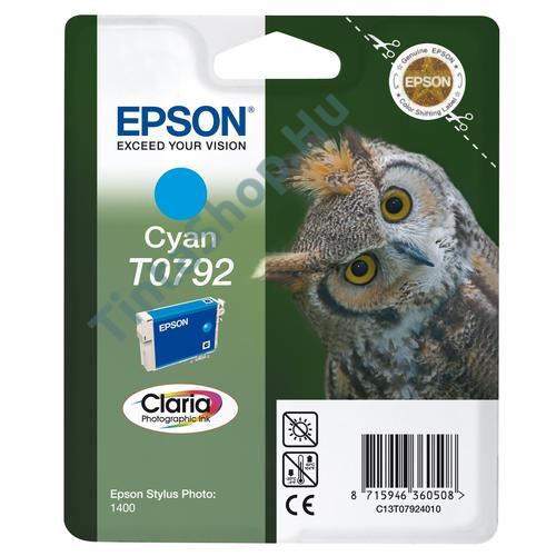 Epson T0792 CY cián (kék) (CY-Cyan) eredeti (gyári, új) tintapatron