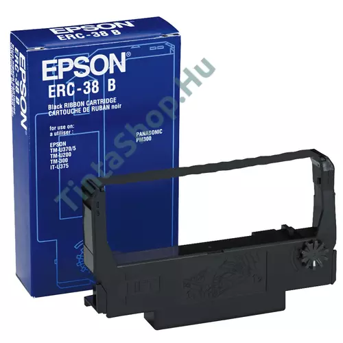 Epson ERC 38 BK fekete (BK-Black) eredeti (gyári, új) festékszalag