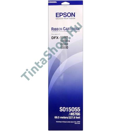 Epson DFX 5000 \ DFX 8000 \ DFX 8500 (S015055) (8766) BK fekete (BK-Black) eredeti (gyári, új) festékszalag