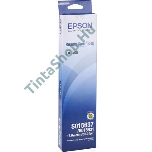 Epson LX 350 (S015637) BK fekete (BK-Black) eredeti (gyári, új) festékszalag