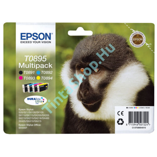 Epson T0895 Multipack eredeti (gyári, új) tintapatron