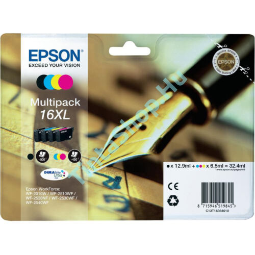 Epson T1636 (No.16 XL) Multipack eredeti (gyári, új) tintapatron
