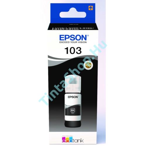 Epson T00S1 (103) BK fekete (BK-Black) eredeti (gyári, új) tintapalack