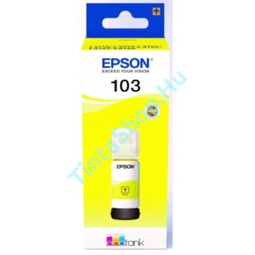 Epson T00S4 (103) YL sárga (YL-Yellow) eredeti (gyári, új) tintapalack