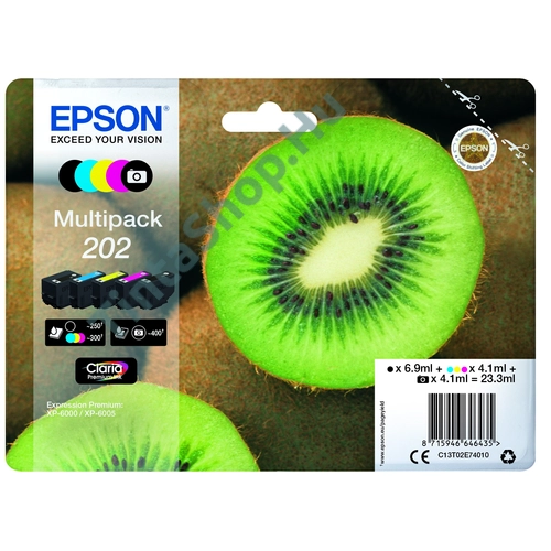 Epson T02E7 (No.202) Multipack eredeti (gyári, új) tintapatron