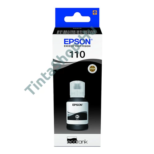 Epson T03P1 (No.110) BK fekete (BK-Black) eredeti (gyári, új) tintapalack