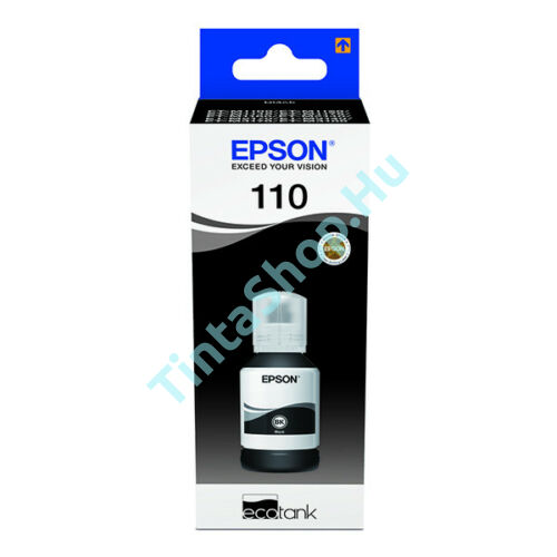 Epson T03P1 (No.110) BK fekete (BK-Black) eredeti (gyári, új) tintapalack