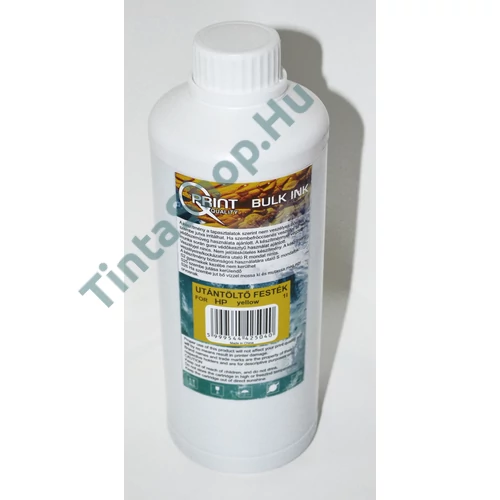 Refill HP 1L YL sárga (YL-Yellow) univerzális tinta 1 literes