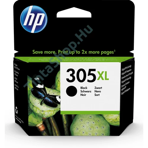 HP 3YM62AE (No.305XL) fekete (BK-Black) nagy kapacitású eredeti (gyári, új) tintapatron