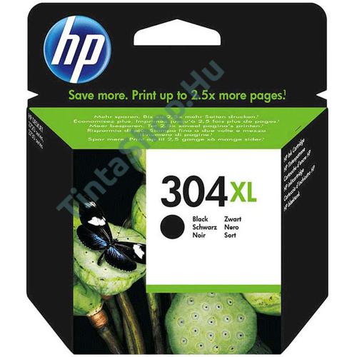 HP N9K08AE (No.304 BK XL) fekete (BK-Black) nagy kapacitású eredeti (gyári, új) tintapatron